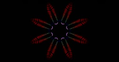 Tünel video vj ekran koruyucusu canlı renkler ve dijital görüntüler için pürüzsüz hareket ile bağlanıyor