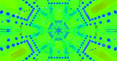 Büyüleyici bir tasarım içinde canlı renkler ve şekillerle kusursuz tünel video vj ekran koruyucusu