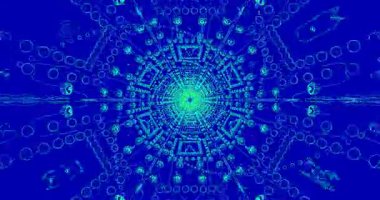 Vibrant tünel video vj ekran koruyucu sorunsuz geçişler ve dinamik kalıplarla görsel bir deneyim yaratıyor