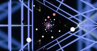 Renkli tünel ekran koruyucu, kusursuz döngü ile bir mesmeri oluşturur