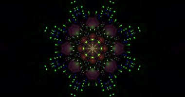 Colorful tunnel video loop creates an immersive visual experience with seamless motion and vibrant lights