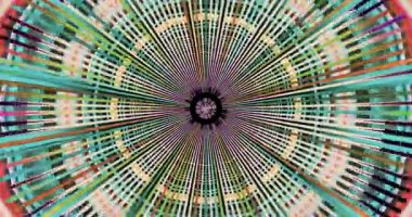 Experience vibrant tunnel video loop with seamless motion and immersive visuals in bright green tones for an engaging screensaver