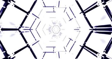 Büyüleyici bir ekran koruyucu tasarımda kusursuz döngü görsel efektleriyle büyüleyici tüneli deneyimleyin