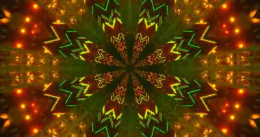 Dinamik tünel video vj ekran koruyucusu canlı renkler ve desenlerle kusursuz bir görsel deneyim yaratıyor