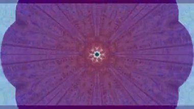 Abstract Radial Purple and Magenta Starburst
