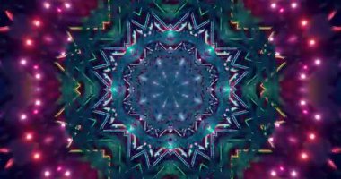 Dinamik şablonlar ile görsel deneyim için kusursuz tünel video vj döngü ekran koruyucu