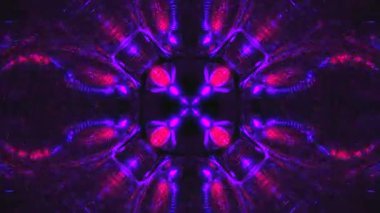 Canlı mor ve pembe renklerin girdap oluşturduğu soyut desen