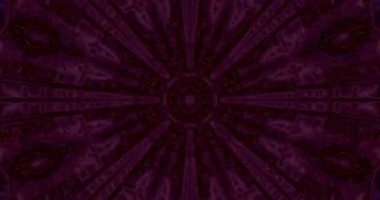 Koyu mor radyal tasarım elementlerini içeren soyut desen