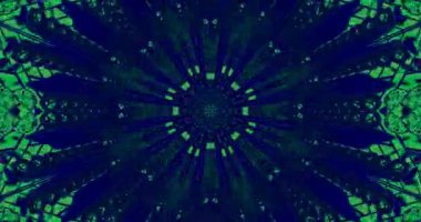 Dairesel şekiller ve canlı renkler içeren soyut desen