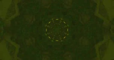 Dark Green Abstract Background with Subtle Central Circular Glow