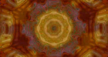 Dairesel şekiller ve canlı renkler içeren soyut desen