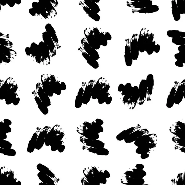 Zökkenőmentes minta kézzel rajzolt firkálmányok kenetek — Stock Vector