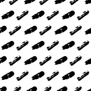 Elle çizilmiş karalama lekesiyle kusursuz desen