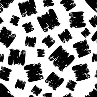 Elle çizilmiş karalama lekesiyle kusursuz desen