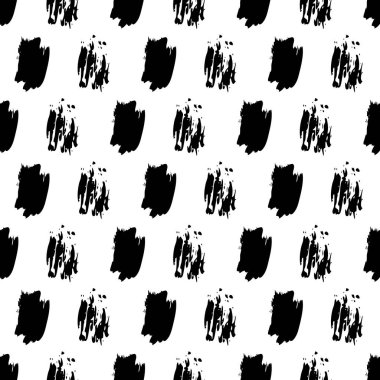 Elle çizilmiş karalama lekesiyle kusursuz desen