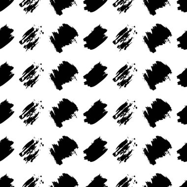 Elle çizilmiş karalama lekesiyle kusursuz desen