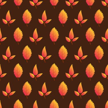 Renkli yapraklı sonbahar pürüzsüz arkaplanı
