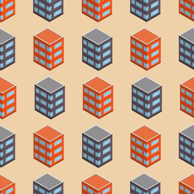 İzometrik yapı kusursuz desen