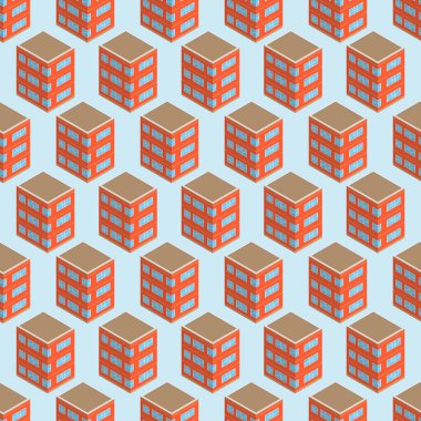 İzometrik yapı kusursuz desen