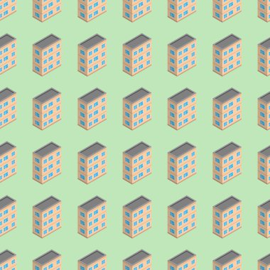 İzometrik yapı kusursuz desen