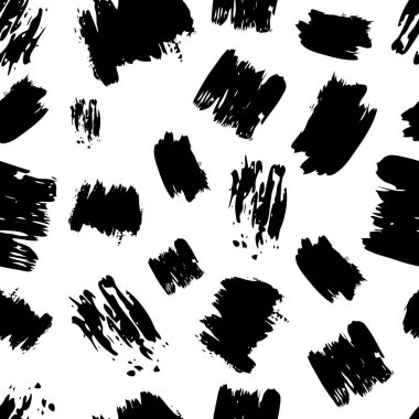 Elle çizilmiş karalama lekesiyle kusursuz desen