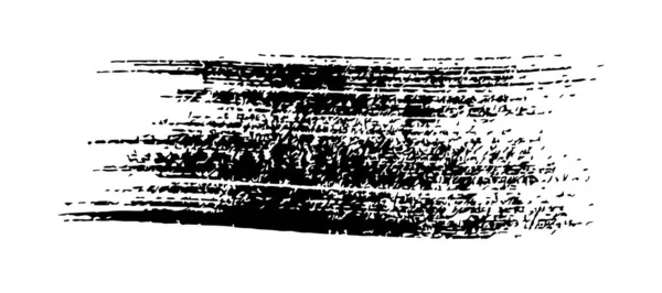 Μαύρη Πινελιά Ζωγραφισμένο Στο Χέρι Σημείο Μελάνι Απομονώνονται Λευκό Φόντο — Διανυσματικό Αρχείο