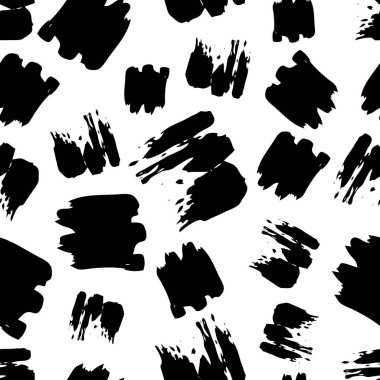 Elle çizilmiş karalama lekesiyle kusursuz desen