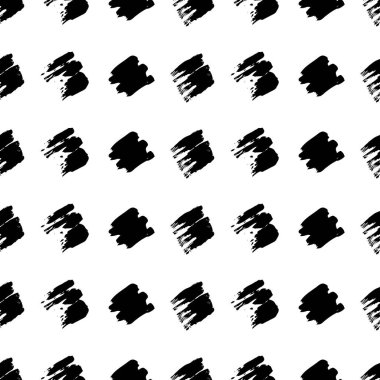 Elle çizilmiş karalama lekesiyle kusursuz desen