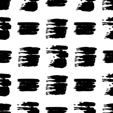 Elle çizilmiş karalama lekesiyle kusursuz desen