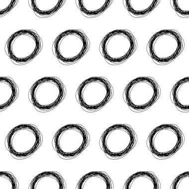 Çizim elipsleri şekilli kusursuz desen