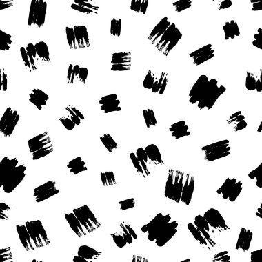 Elle çizilmiş karalama lekesiyle kusursuz desen