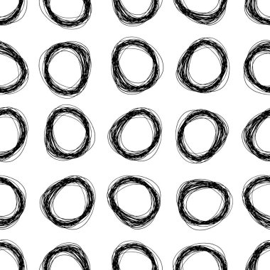 Çizim elipsleri şekilli kusursuz desen