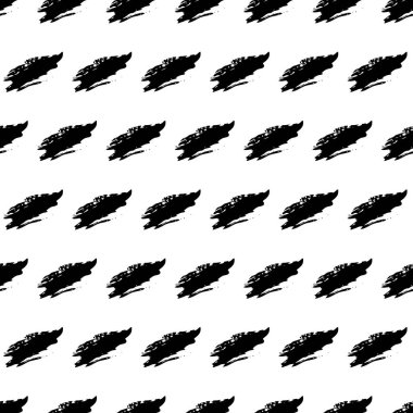 Elle çizilmiş karalama lekesiyle kusursuz desen