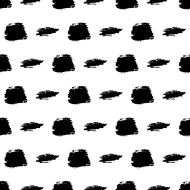 Elle çizilmiş karalama lekesiyle kusursuz desen