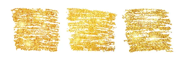 金色の輝く正方形の背景 — ストックベクタ