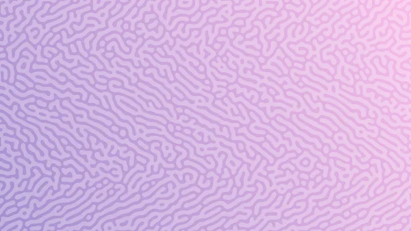 Purple Turing Reaktionsgradienten Hintergrund Abstraktes Diffusionsmuster Mit Chaotischen Formen Vektorillustration — Stockvektor