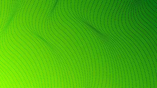 Fond Dégradé Demi Teinte Avec Des Points Modèle Abstrait Vert — Image vectorielle