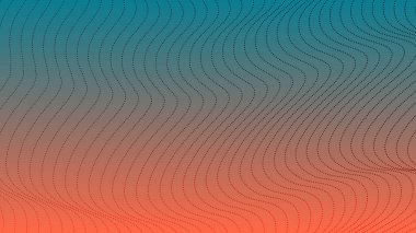 Noktalı yarım tonluk bir arkaplan. Çizgi roman tarzında soyut turuncu-yeşil noktalı pop sanat deseni. Vektör illüstrasyonu