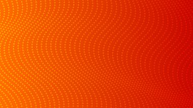 Noktalı yarım tonluk bir arkaplan. Çizgi roman tarzında soyut turuncu noktalı pop sanat deseni. Vektör illüstrasyonu