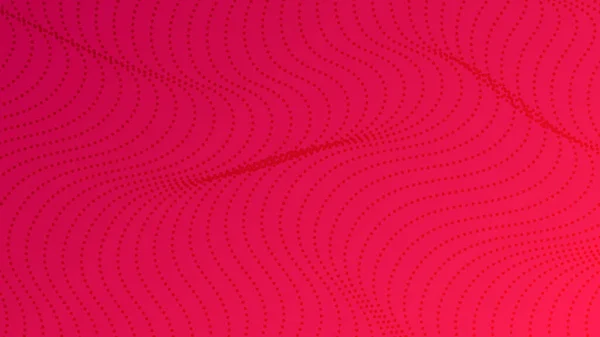 ドットで半分のグラデーションの背景 漫画風の抽象的な赤い点線ポップアートパターン ベクターイラスト — ストックベクタ