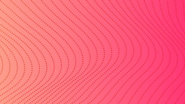 Noktalı yarım tonluk bir arkaplan. Çizgi roman tarzında soyut kırmızı noktalı pop sanat deseni. Vektör illüstrasyonu