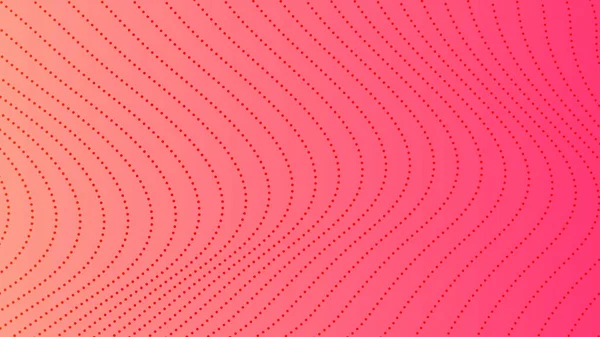 ドットで半分のグラデーションの背景 漫画風の抽象的な赤い点線ポップアートパターン ベクトルイラストレシオ — ストックベクタ
