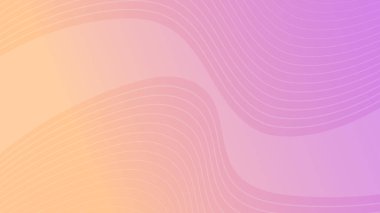 Modern renkli dalga eğrisi eğrisi arkaplanı. Kadife asgari soyut sunum arkaplanı. Vektör illüstrasyonu