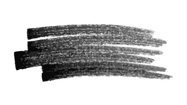 Siyah kalemle karala. Doodle tarzı karalama. Beyaz arkaplanda siyah el çizimi tasarım elemanı. Vektör illüstrasyonu