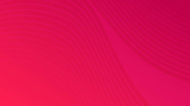 Modern renkli dalga eğrisi eğrisi arkaplanı. Kırmızı minimal soyut sunum arkaplanı. Vektör illüstrasyonu