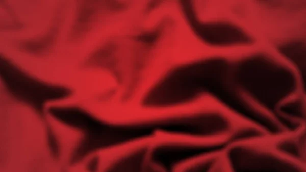 Abstraktní Pozadí Zmačkanou Látkou Tmavě Červená Realistická Hedvábná Textura Prázdným — Stockový vektor