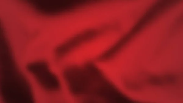 Абстрактный Фон Помятой Тканью Темно Красная Реалистичная Шелковая Текстура Пустым — стоковый вектор