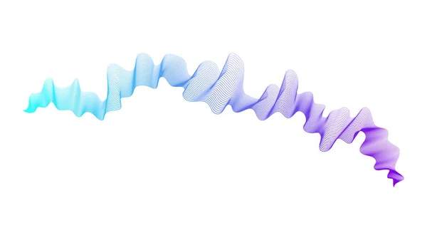 Fond Abstrait Avec Des Lignes Gradient Ondes Bleues Violettes Sur — Image vectorielle
