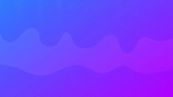Сучасний Барвистий Градієнтний Фон Кривої Хвилі Фіолетовий Мінімальний Абстрактний Фон — стоковий вектор