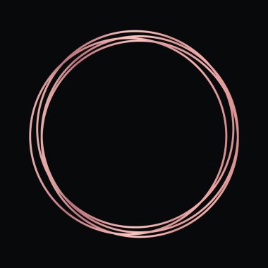 Parlak efektleri koyu arkaplanda izole edilmiş gül sarısı geometrik poligonal çerçeve. Parlak sanat deco arkaplanı boş. Vektör illüstrasyonu